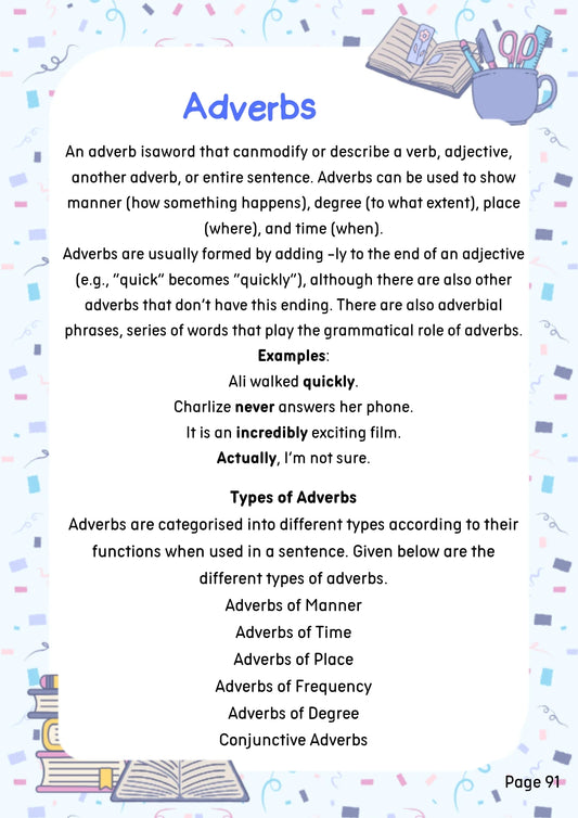 Basic to Advanced English Workbook Part 1 & 2