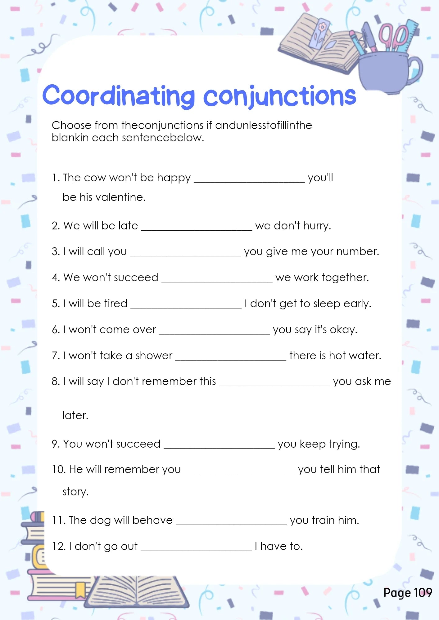 Basic to Advanced English Workbook Part 1 & 2