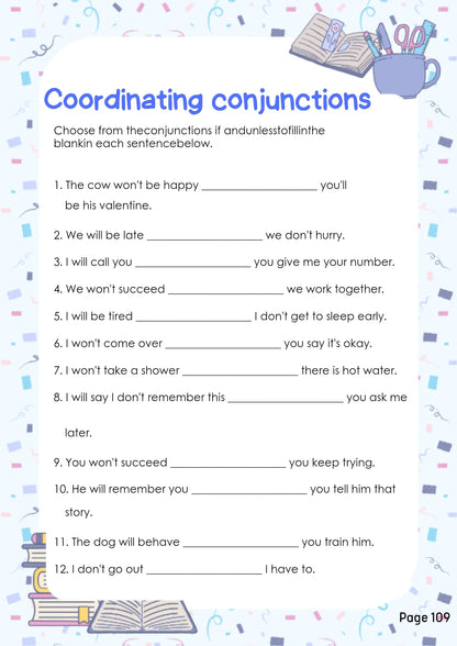 Basic to Advanced English Workbook Part 1 & 2