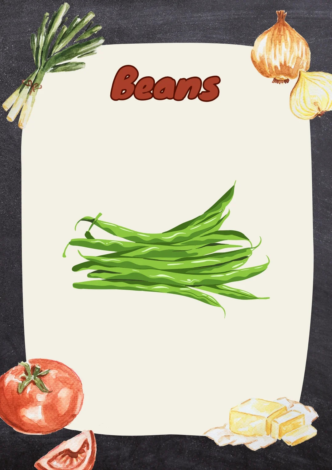 Vegetables Flashcards